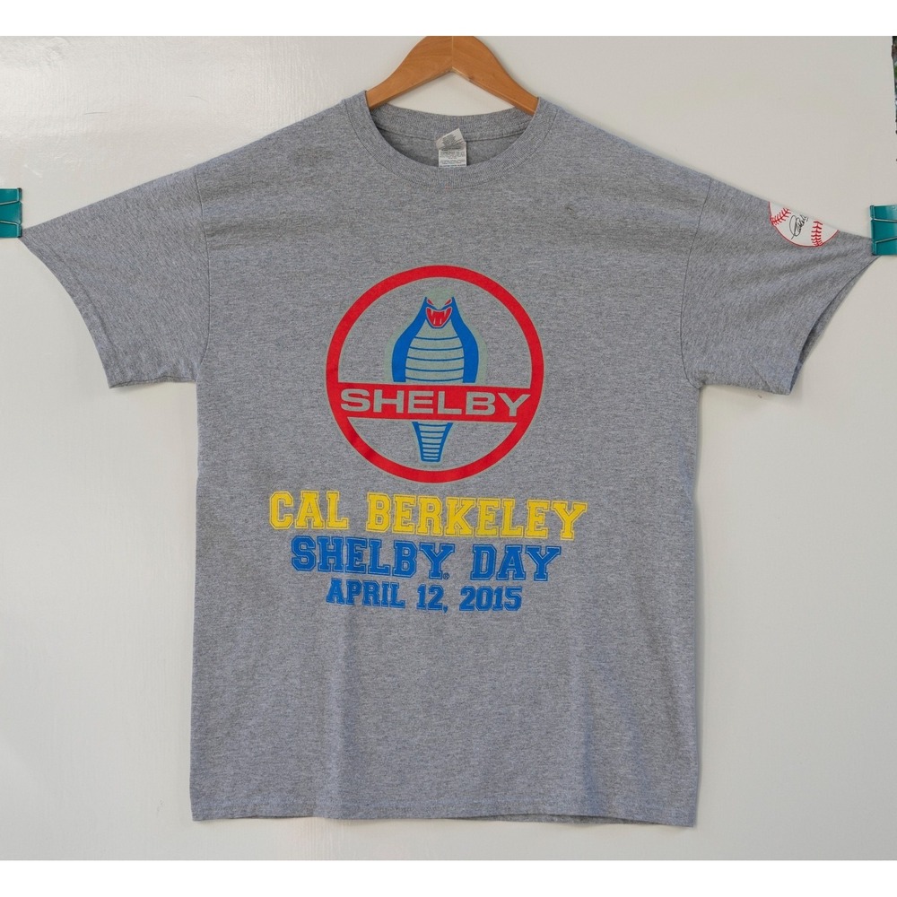 Shelby Cobra Shelby Day‎ April 12, 2015 Cal Berkley Men's Gray T-Shirt Size M